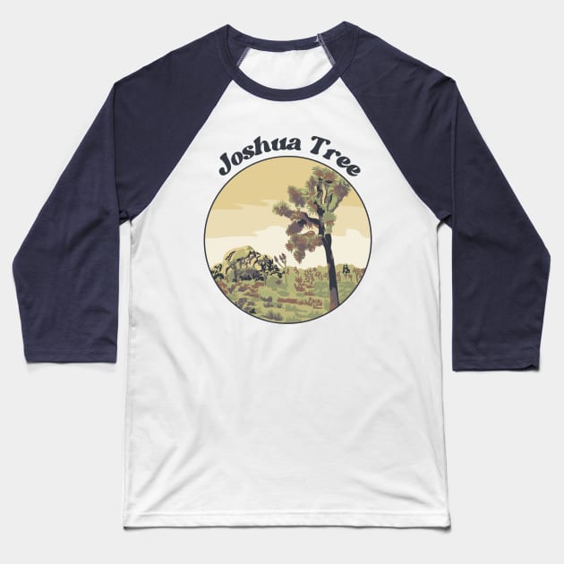 Joshua Tree Baseball T-Shirt by Slightly Unhinged